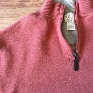 Jos. A. Bank 1/4 Zip Pullover Sweater / Sz M / EUC